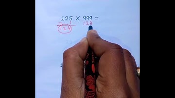 Amazing multiplication tricks by 999 #3digit #shorts #multiplication #math