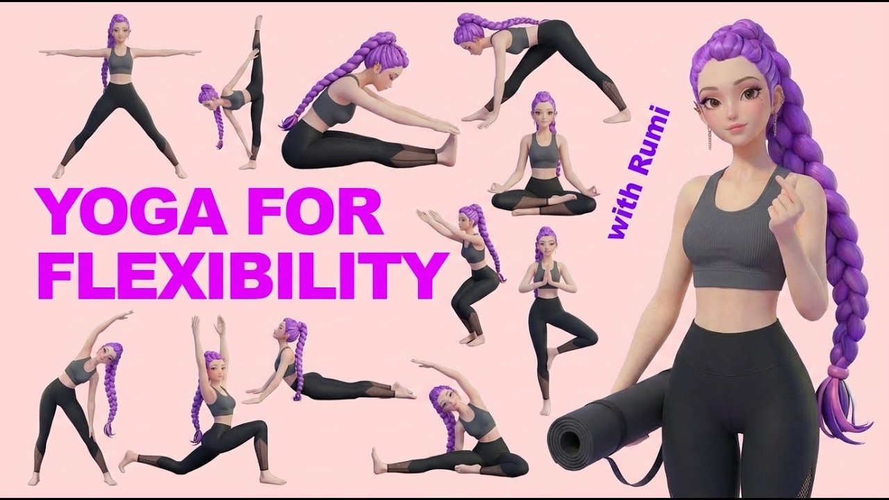 Happy Fun Yoga Poses Kids Easy Stretches I Yoga with Rumi - YouTube