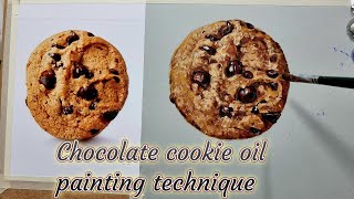 [야외로Art] 초콜릿 쿠키 유화표현기법 Chocolate cookie oil painting technique