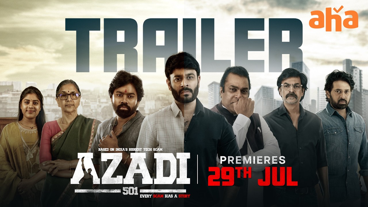 Azadi 501 Web Series Trailer | Harsha Vardhan | Geetha Bhascker |Teja |Premieres On 29th July On Aha