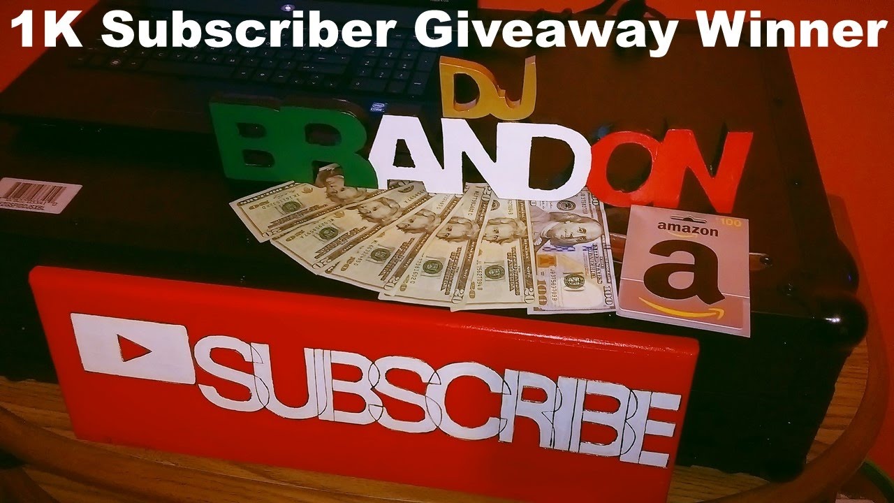 Give Away Winner Announcement | Thank You For 1k Subscribers - YouTube