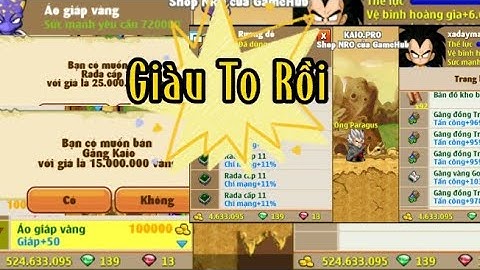 Ngọc Rồng Online - Bán hết đồ tích góp từ rương 11 và cái kết bất ngờ #mẫnnro #ngocrongonline