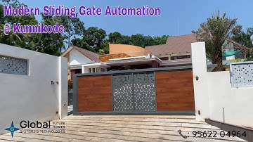 Modern Automatic Sliding Gate installed at Kunnikode, Kollam | Wifi Gate in Kerala | 📞9562204964