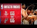 DRAMATIC Double-OT THRILLER In San Antonio between the Rockets & Spurs | Dec. 3, 2019