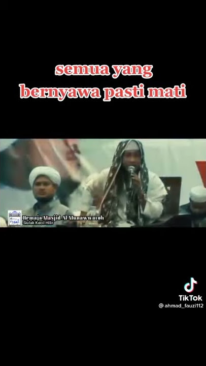 stori wa HABIB BAHAR tentang mati