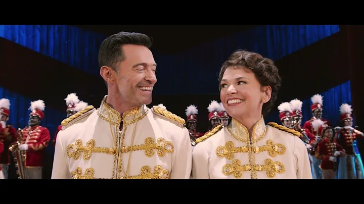 Hugh Jackman and Sutton Foster in The Music Man on...