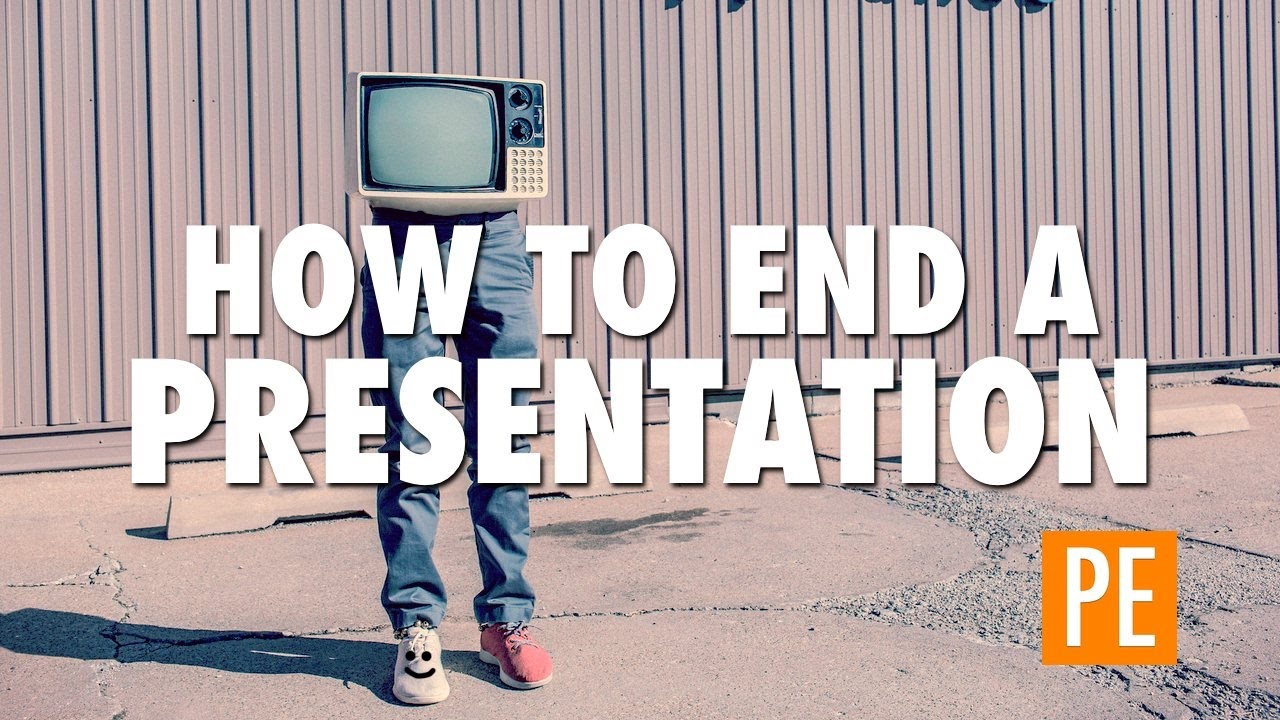 how to end a report presentation in class