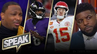 Chiefs beat Ravens more impressed with Mahomes or disappointed in Lamar NFL SPEAK