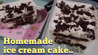 Lava Choco Ice Cream Cake No Bake 2 Ingredients Only Budget Saver Xianeah & Xhainna
