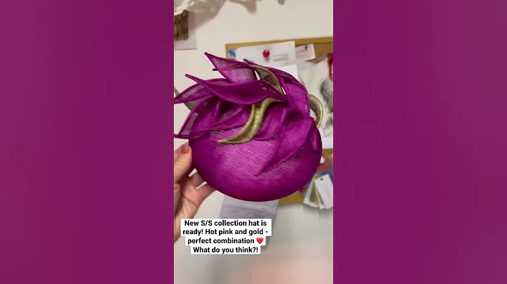 New hat is ready for summer events, weddings and horse races #elenashvabmillinery #fascinator #hats