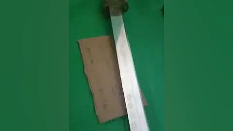 pedang samurai putus paku