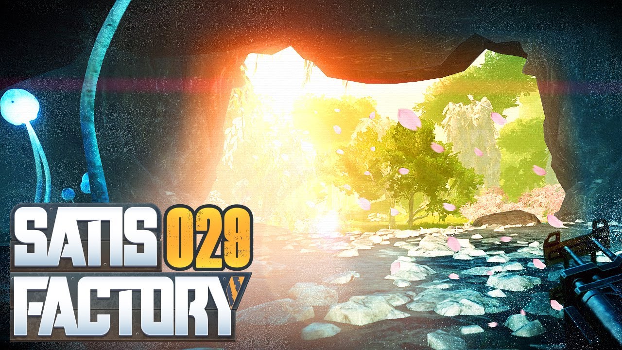 lösungsmittel SATISFACTORY ⚙️ 029: Die riesige Höhle zum ASIA-GARTEN (Reise)