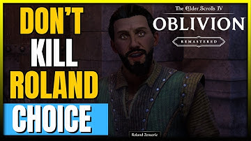 Oblivion Remastered - Order Of The Virtuous Blood Quest Choice Don
