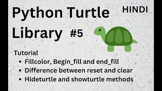 Python Turtle Library 🔥 Complete Tutorial #5 | Explained In Hindi