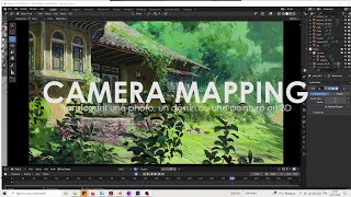 cours #06 | Camera mapping | transformer un dessin en 3D sur blender