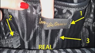 Victoria's secret bag real vs fake. How to spot fake Victoria's secret