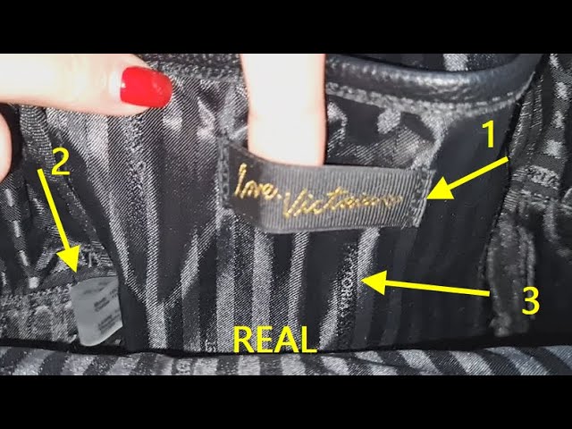 Victoria's secret bag real vs fake. How to spot fake Victoria's