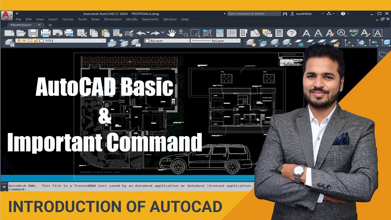AutoCAD Classes in Hindi | AutoCAD Basic & Important Command !! - YouTube