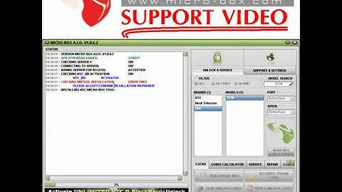 HTC SFR S710 READ CODES by MICROBOX - www.micro-box.com