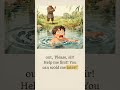 Read-Along: The Boy Bathing 📖 Learn to Read with Aesop's Fables #Shorts