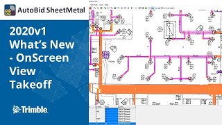 AutoBid SheetMetal 2020v1 What’s New - OnScreen View Takeoff