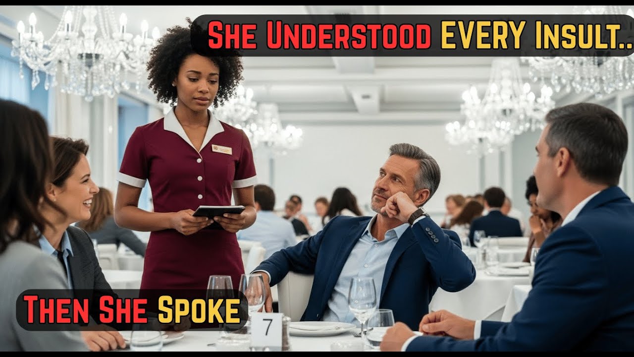 The Waitress With a PhD Who Silenced a Arrogant And Rude Billionaire.A billionaire tries to humiliat