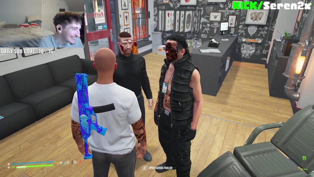 Mr K Makes Esb Max Dress and Act like Vinny so they Can Hang with all The Boys | Prodigy Rp 2.7