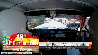 Onboard Seat 1430 | TC4 Pego-Vall d'Alcalà | XVIII Rally Ciutat de Gandia 2024