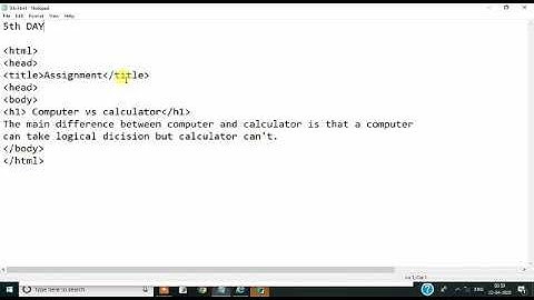 Module-2 (Internet Technology and Web Design) Html practical through basic tag