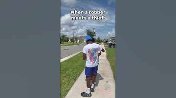 When a robber meets a thief 😂