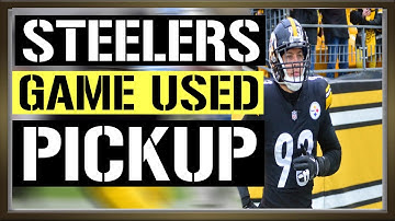 Steelers Game Used Pickup - Joe Schobert