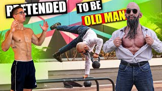 Pretended to be a CRAZY OLD MAN (PRANK)