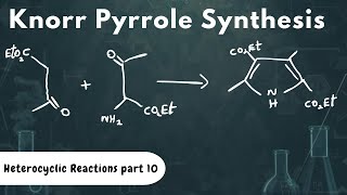 Knorr Pyrrole synthesis mechanism | Heterocyclic compounds part 10