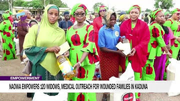 Empowerment: Naowa Empowers 120 Widows, Medical Outreach For Wounded Families In Kaduna.