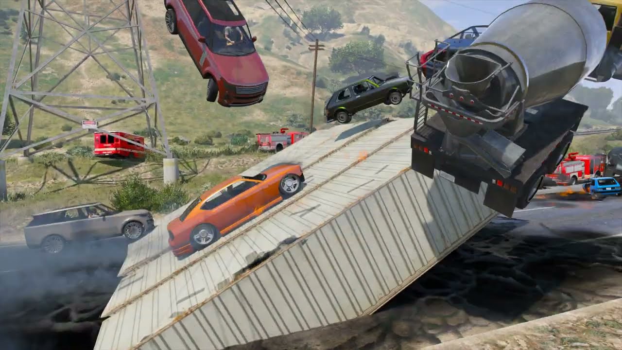 Daily Highway Stunt Jump - Grand Theft Auto V 2025 11 14