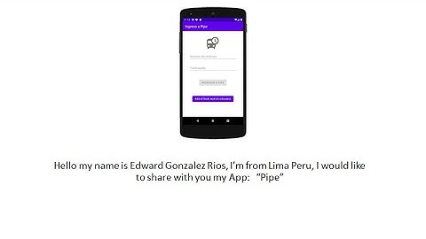 Pipe App - Final Project - CS50