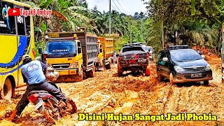 Banyak Pengemudi Tergelincir Jalan Yang Tak Layak Dilalui Motor