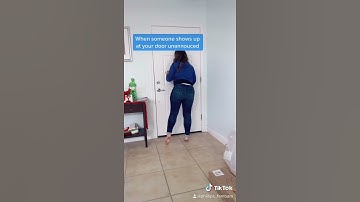 How Wife Reacts When the Doorbell Rings *HIDE*