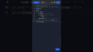 🚀 Crack the Count Digits DSA problem in under 60 seconds! Learn the logic.💻🔥#Python #Coding #Shorts Guide