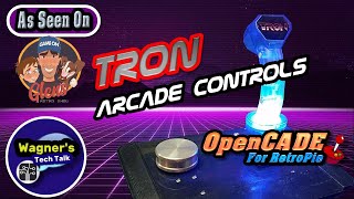 Build a TRON Arcade Controller & GRS Controls +MAME +RetroPie or PC: 3D-Printed TRON Panel!