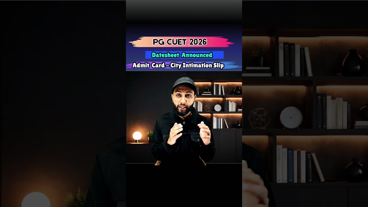 PG CUET 2026 - Datesheet  Announced- What about Admit Card ?
