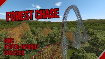 (No Limits 2) RMC IBox Hyper-Hybrid Roller Coaster- Forest Chase
