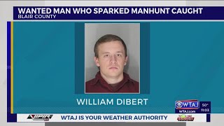Wanted Blair County man who sparked manhunt taken to jail