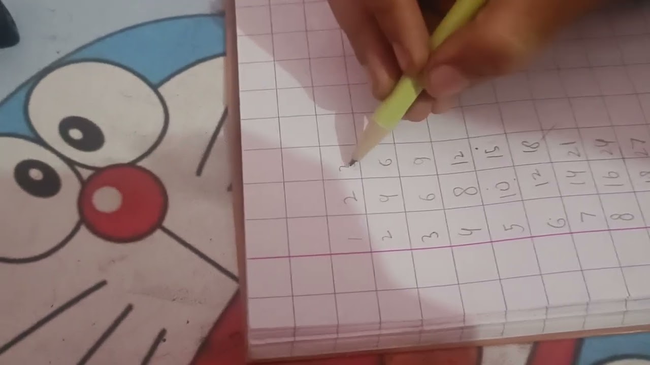 New trick to write table # trending # 1-10 table 