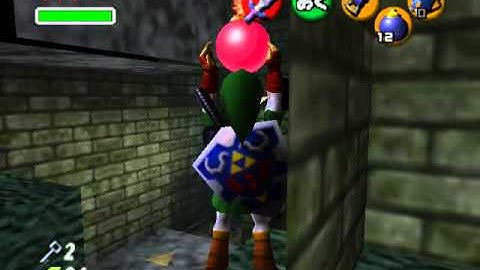 (N64) Ocarina of Time - Master Quest - No Bombchu Strat in Forest Temple