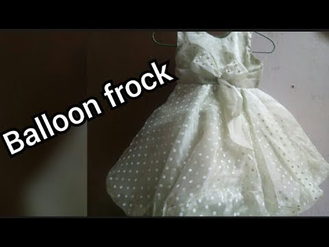 Cute baby girl frock cutting and stitching / Balloon sleeves baby frock -  YouTube