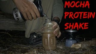💪Make Protein-packed Backpacking Breakfast: Mocha Shake