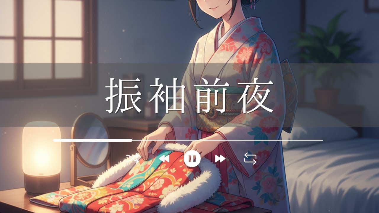 振袖前夜｜大人になる瞬間の“高鳴る期待と不安を描くEDMエモーショナルバラード”（成人式・前夜・ときめき）