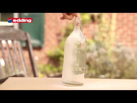 Edding spraymaling - glasflasker