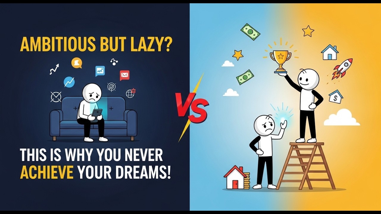 Ambitious but Lazy? This Is Why You Never Achieve your Dreams!